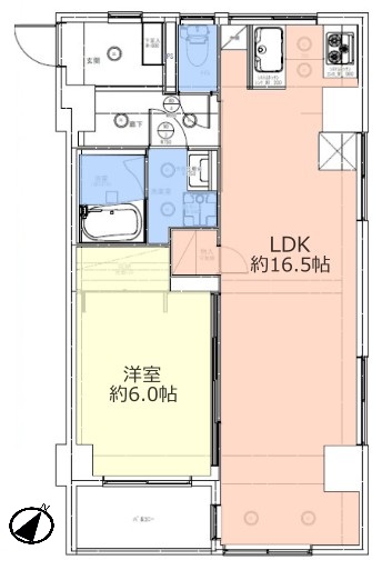 ライオンズマンション大山第2　3階　間取図